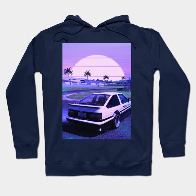 Trueno AE86 Hoodie by mrcatguys